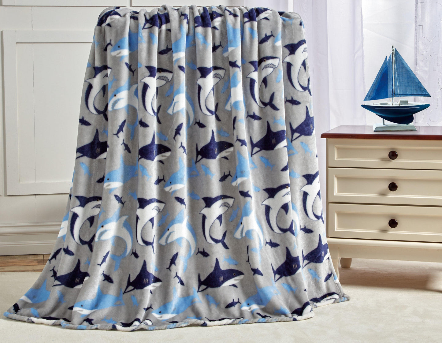Elegant Comfort Ultra Soft Lightweight Printed Throw Blanket - 50 x 60 inches
