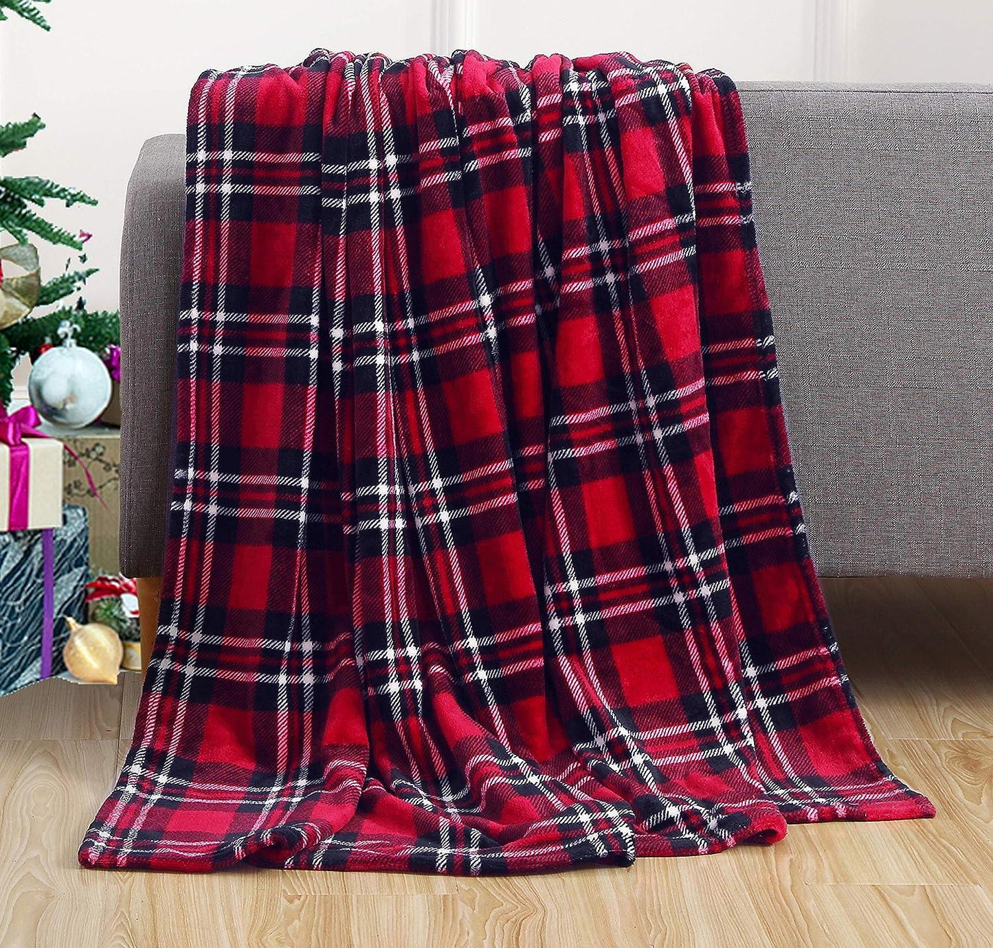 Elegant Comfort Plush All Season Lightweight Throw Blanket - 50 x 60 inches