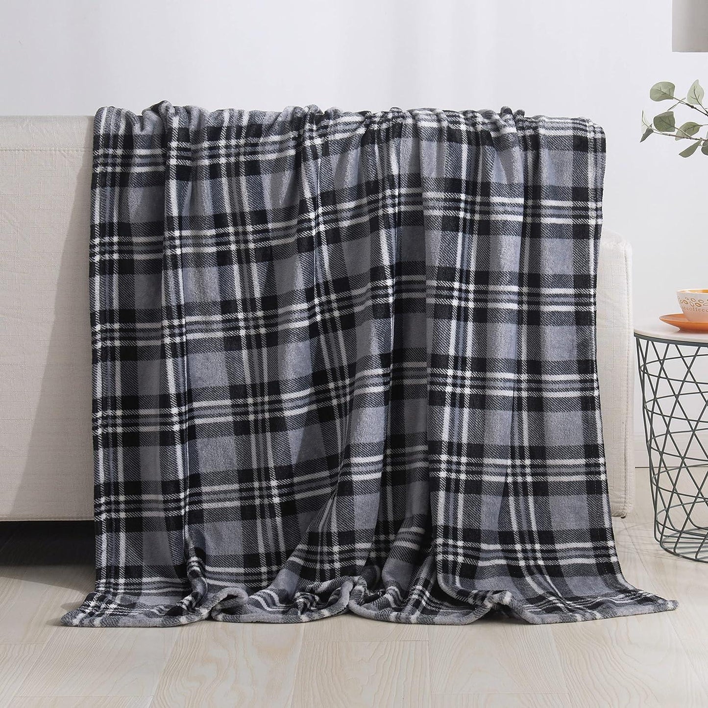 Elegant Comfort Plush All Season Lightweight Throw Blanket - 50 x 60 inches