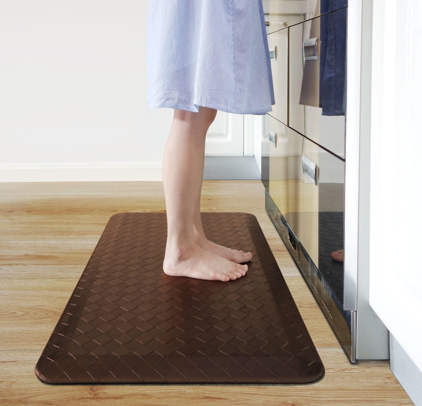 Elegant Comfort Cushioned Anti Fatigue Kitchen Mat