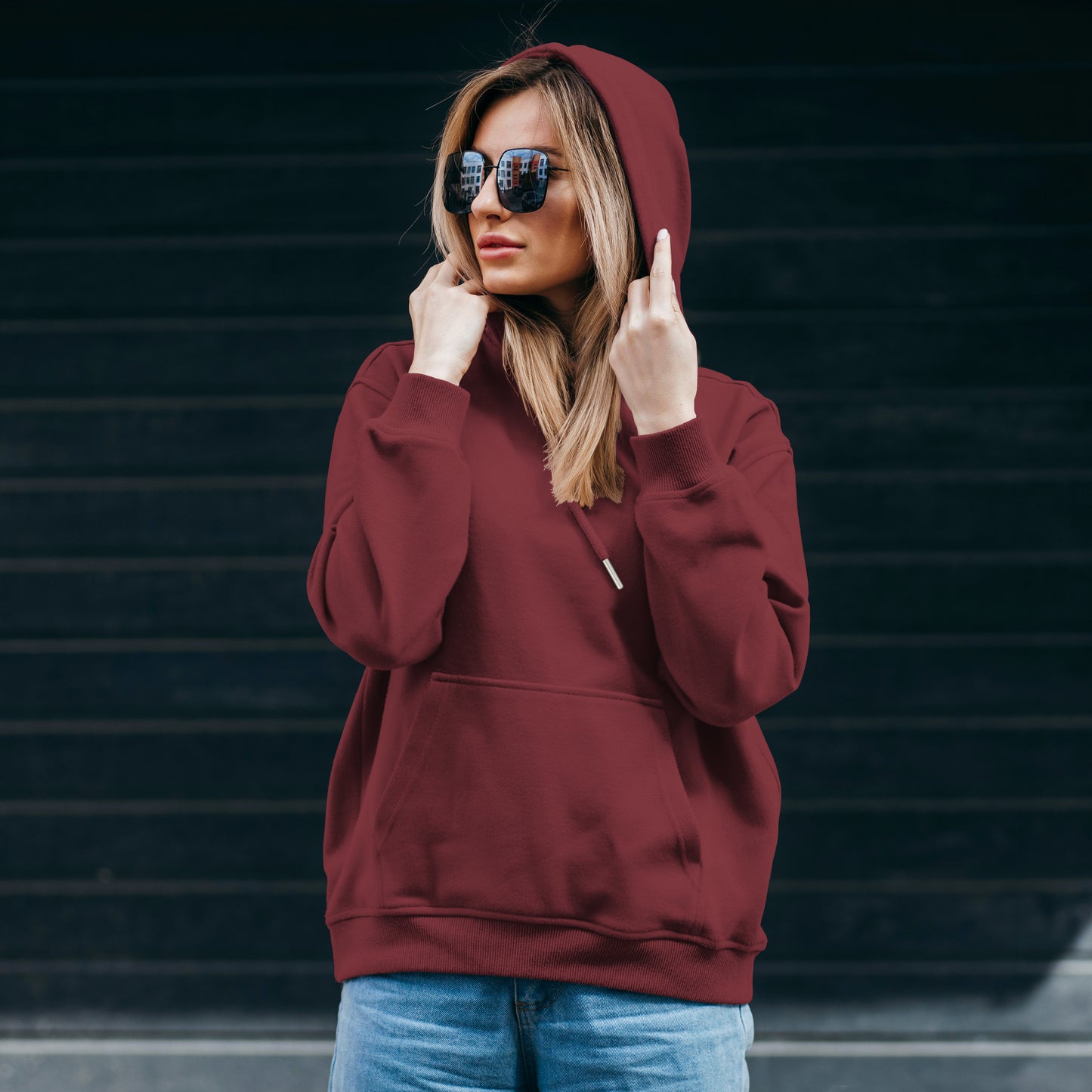 Elegant Comfort Women Casual Cotton Hoodie