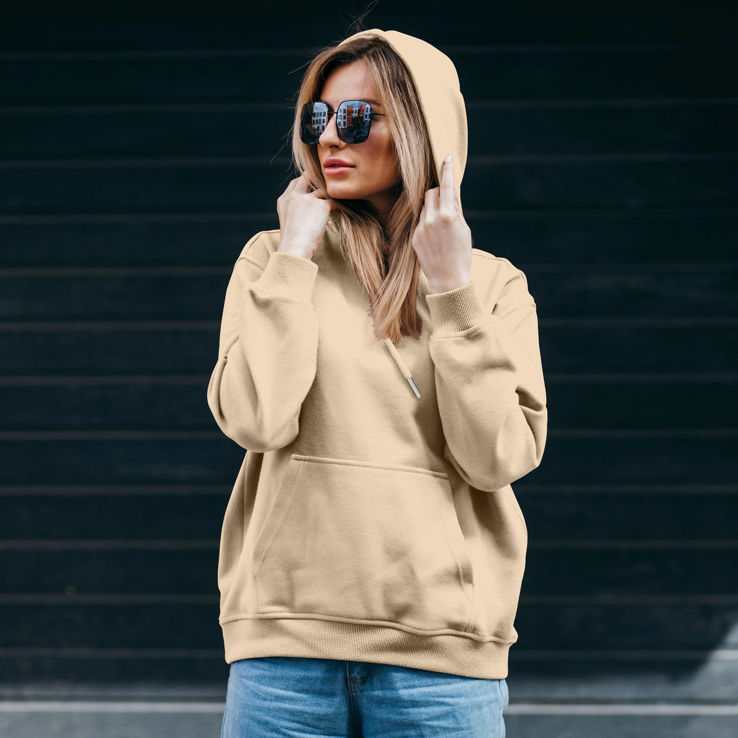 Elegant Comfort Women Casual Cotton Hoodie