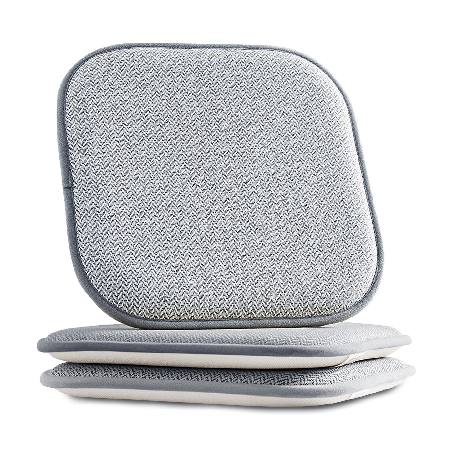 Elegant Comfort 2 Pack Textured Chair Cushion Covers - Skid-Proof Rubber Backing