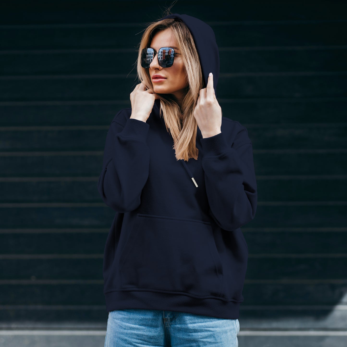 Elegant Comfort Women Casual Cotton Hoodie