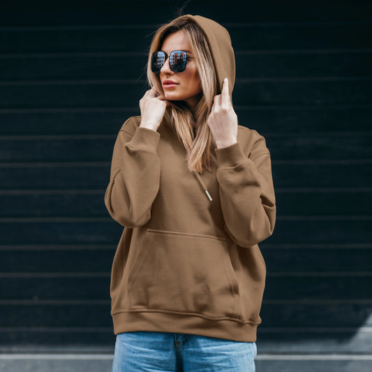 Elegant Comfort Women Casual Cotton Hoodie