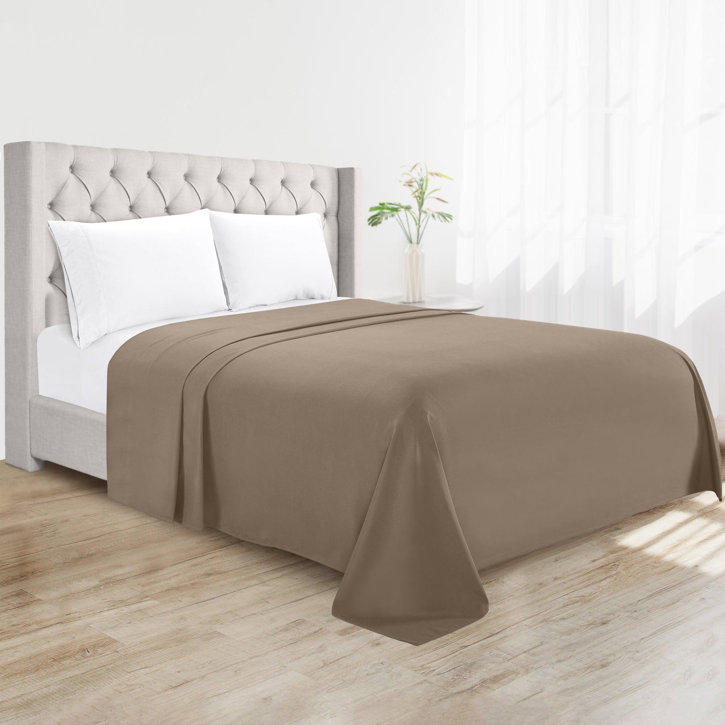 Elegant Comfort Essential Single Flat Sheet - Premium Hotel Quality