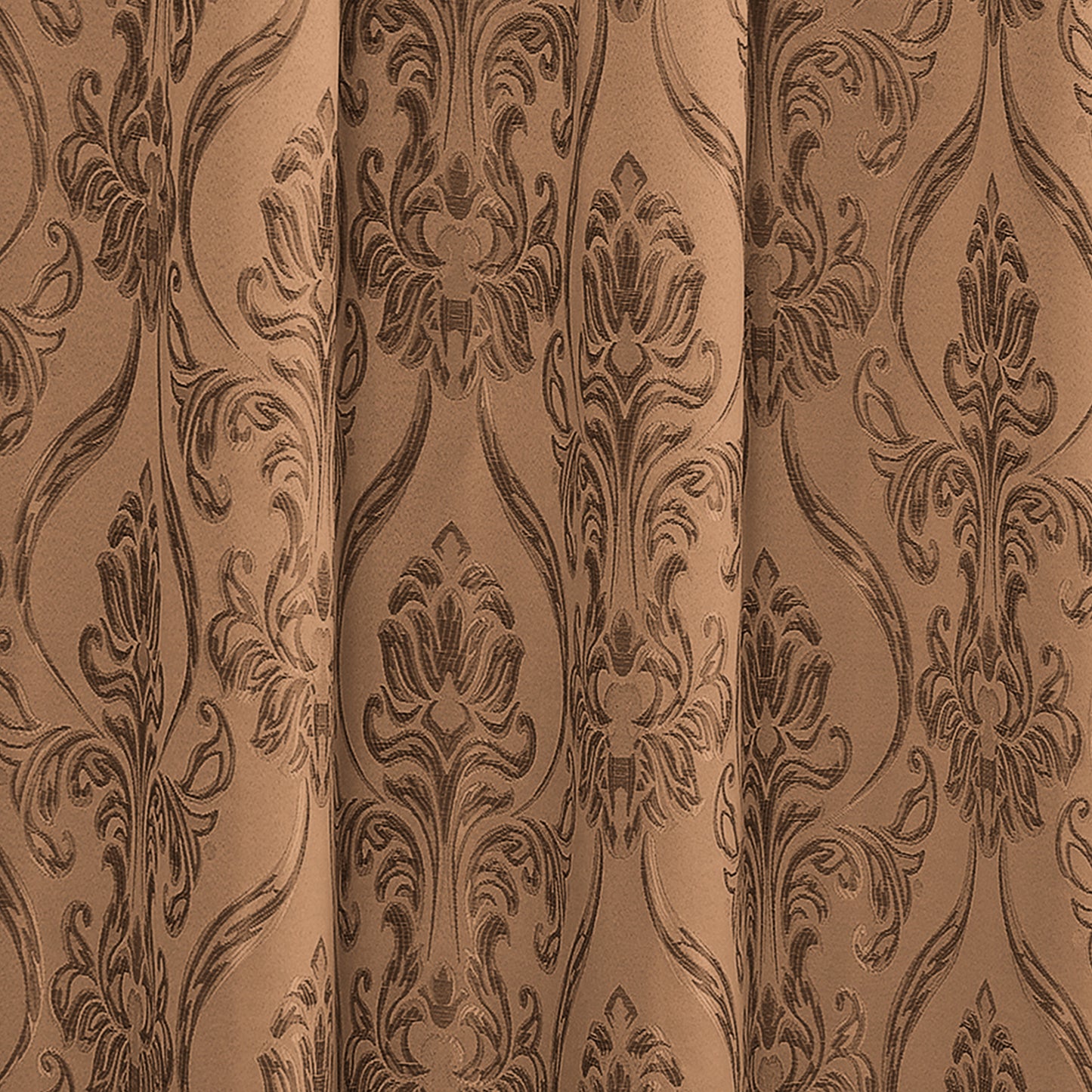 Elegant Comfort Set of 2 Penelope Jacquard Look Curtain Panels - 54" W x 84" L