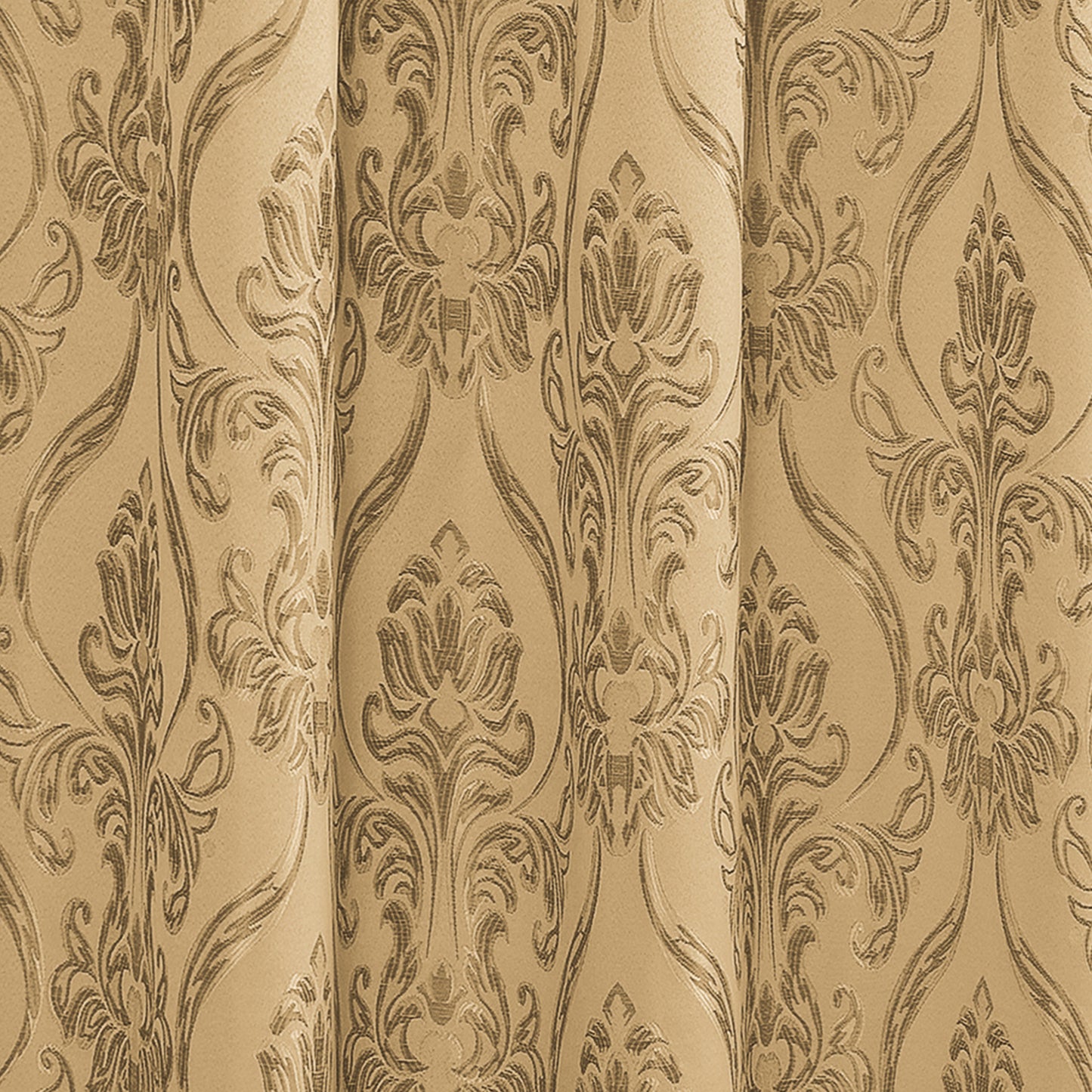 Elegant Comfort Set of 2 Penelope Jacquard Look Curtain Panels - 54" W x 84" L
