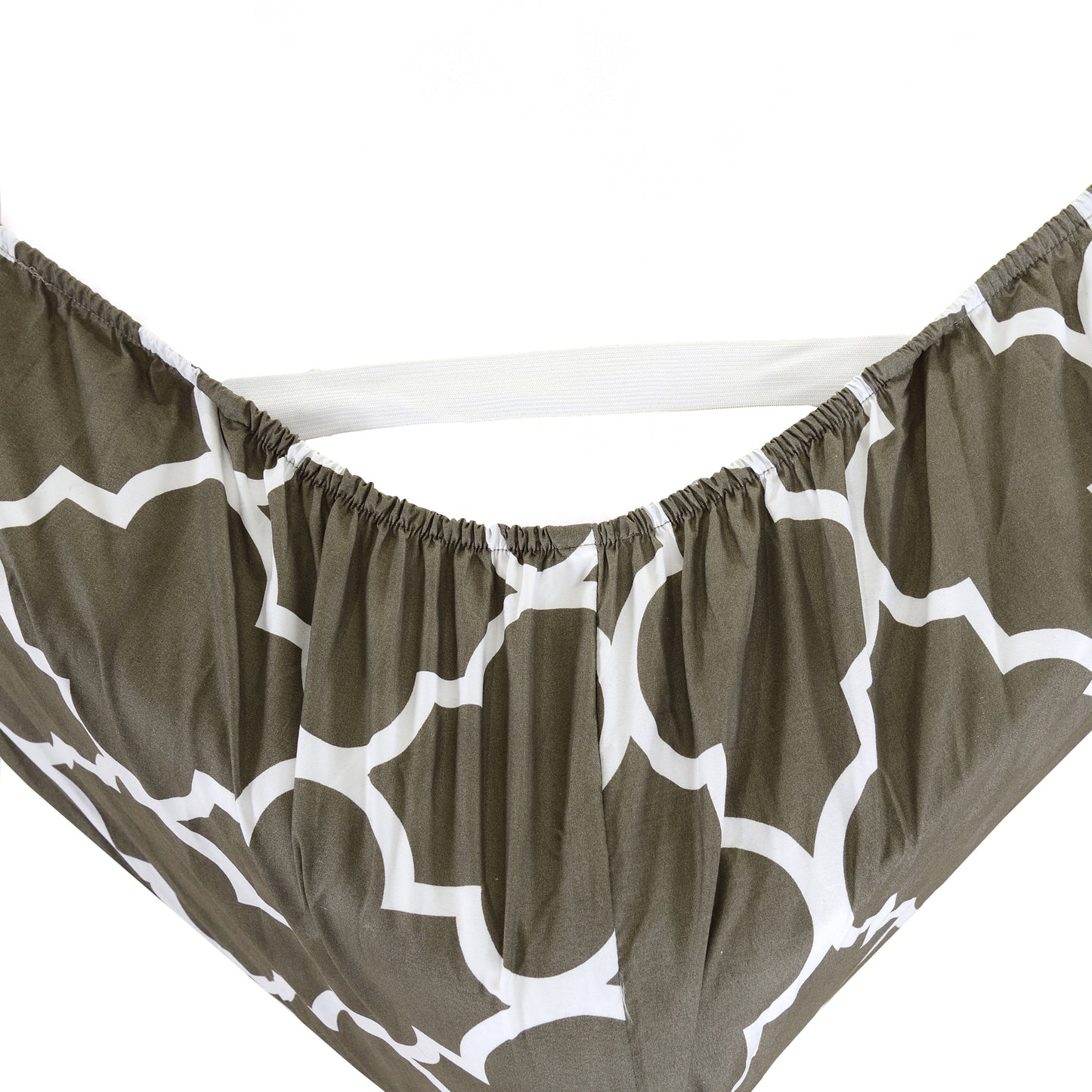 Elegant Comfort 6-Piece Moroccan Trellis Printed Pattern - Soft as a Hotel Premium Quality