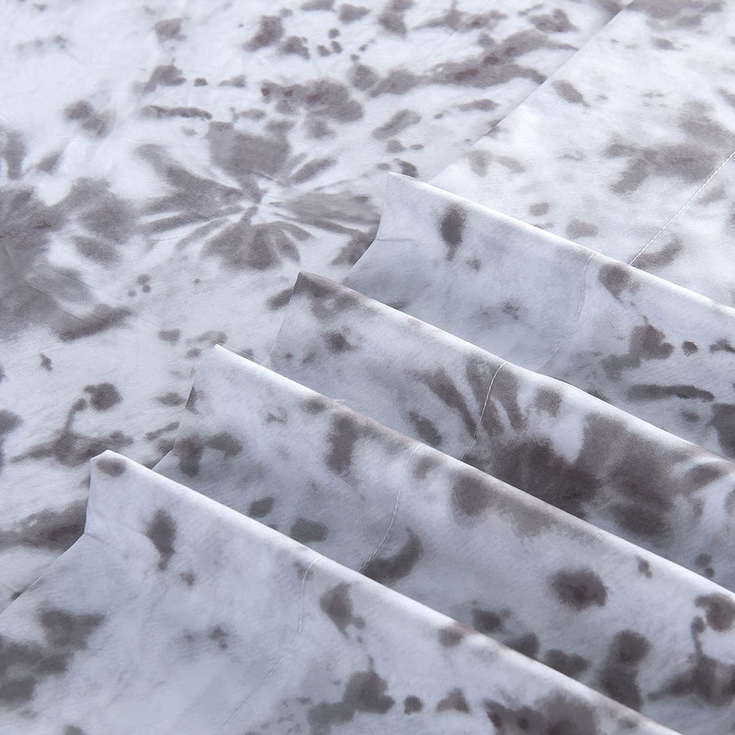 Elegant Comfort 6-Piece Colorful Tie Dye Pattern Sheet Set - Soft as a Hotel Premium Quality Bedding