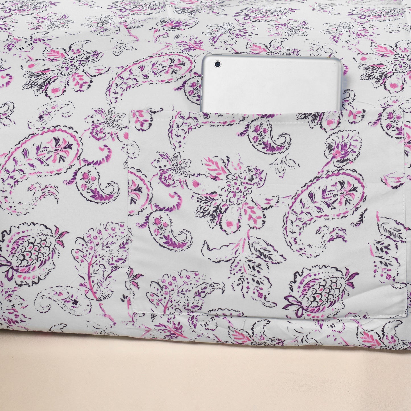 Elegant Comfort 6-Piece Paisley Printed Pattern - Soft as a Hotel Premium Quality Sheet Set