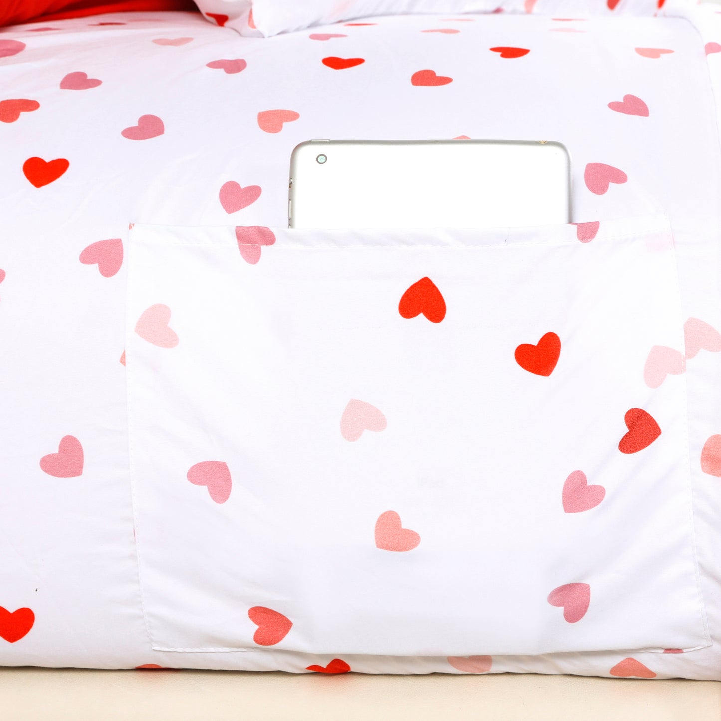 Elegant Comfort 6-Piece Floral and Stripe Pattern Sheet Set - Soft as a Hotel Premium Quality Bedding