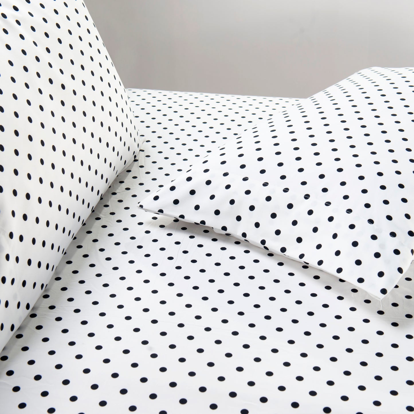 Elegant Comfort 6-Piece Polka Dot Printed Sheet Set - Soft as a Hotel Premium Quality