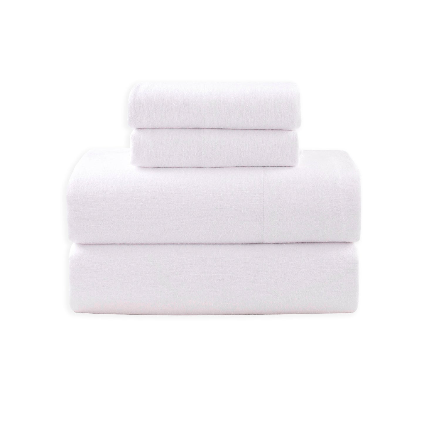 Elegant Comfort 4-Piece Cotton Flannel Sheet Set - 100% Turkish Cotton