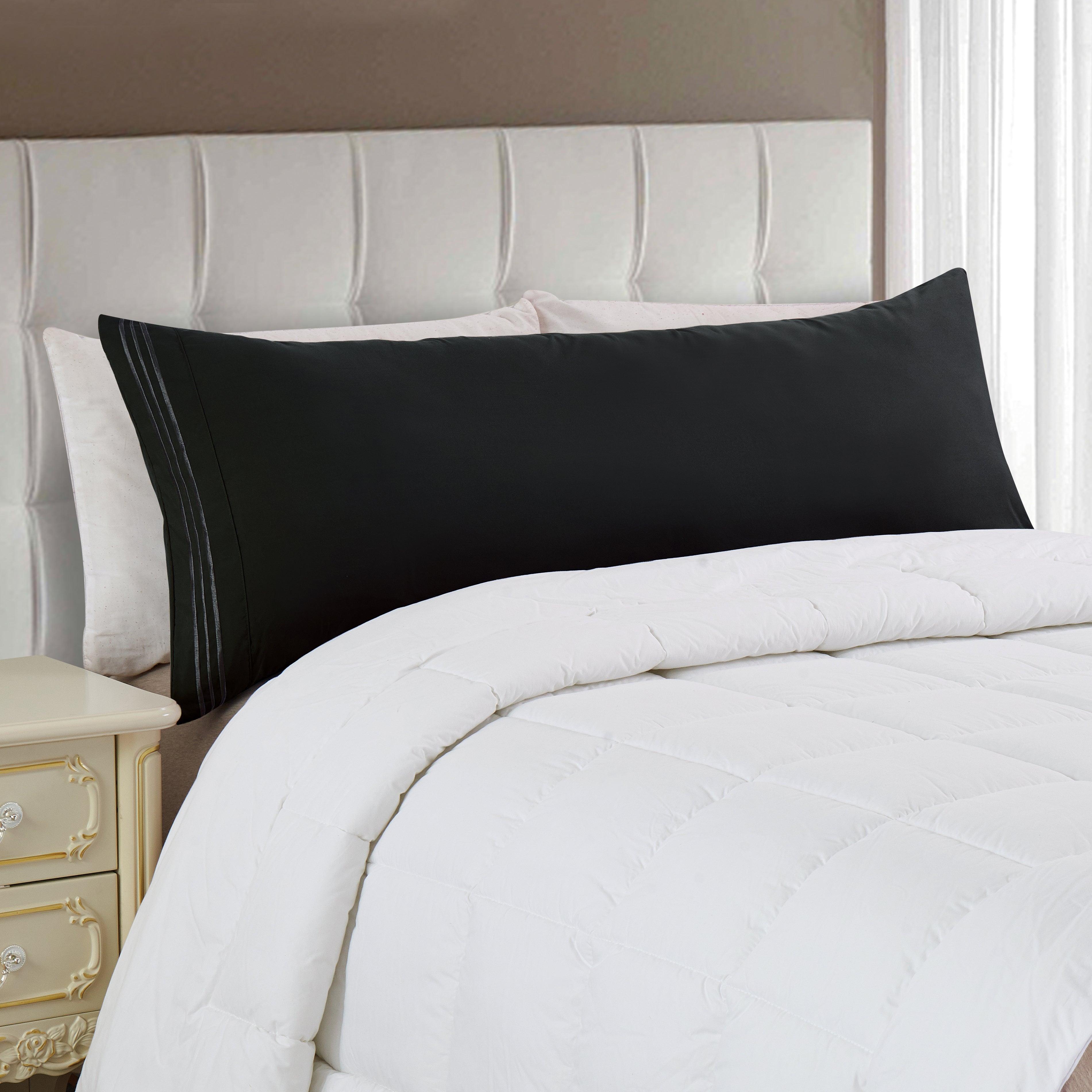 Body Pillowcase - 1 Piece - 3 Line Embroidery
