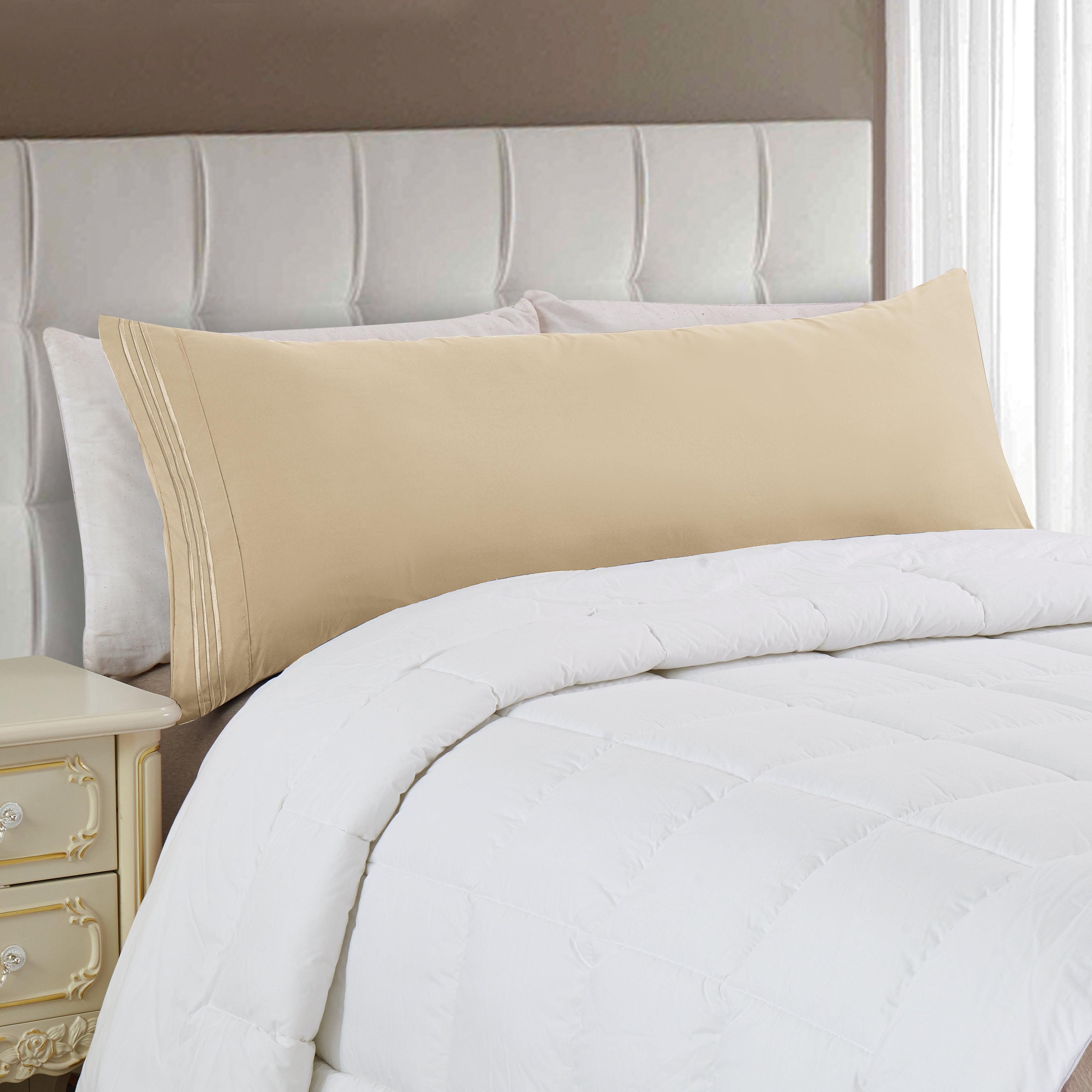 Body Pillowcase - 1 Piece - 3 Line Embroidery