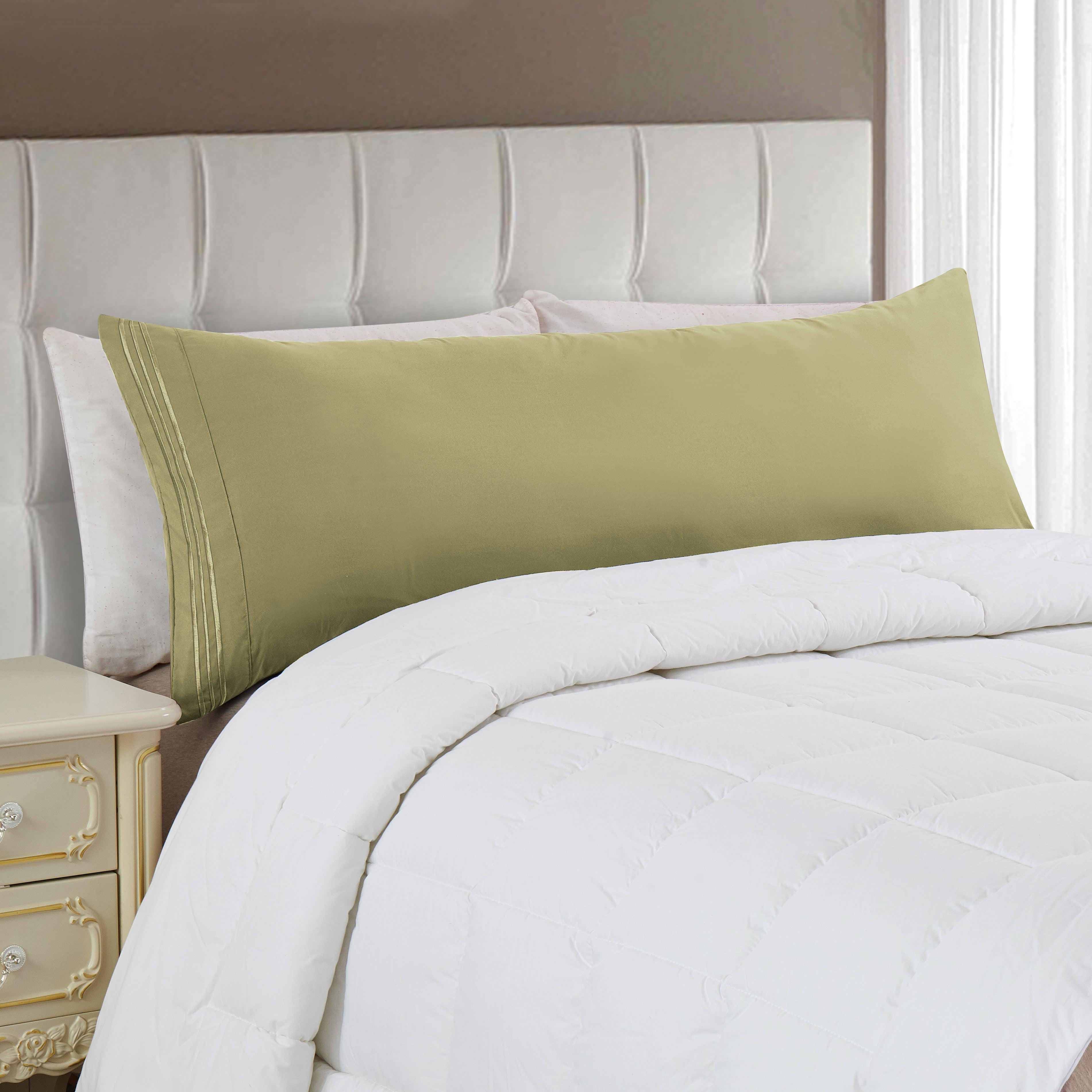 Body Pillowcase - 1 Piece - 3 Line Embroidery