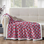 Valentine's Day 50" x 60" Throw - Love Theme Flannel Fleece Throw Blanket