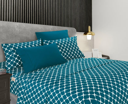 Elegant Comfort 6-Piece Bloomingdale Sheet Set - Comparable to a Hotel Premium Quality