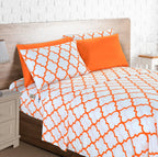 6-Piece Moroccan Trellis Printed Pattern - Soft as a Hotel Premium Quality