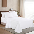 Extra deep Pocket 3 Line Embroidery, 6-Piece Sheet Set