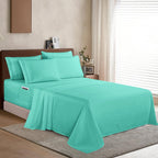 Extra deep Pocket 3 Line Embroidery, 6-Piece Sheet Set
