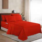Extra deep Pocket 3 Line Embroidery, 6-Piece Sheet Set