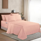 Extra deep Pocket 3 Line Embroidery, 6-Piece Sheet Set