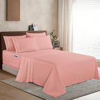 Extra deep Pocket 3 Line Embroidery, 6-Piece Sheet Set