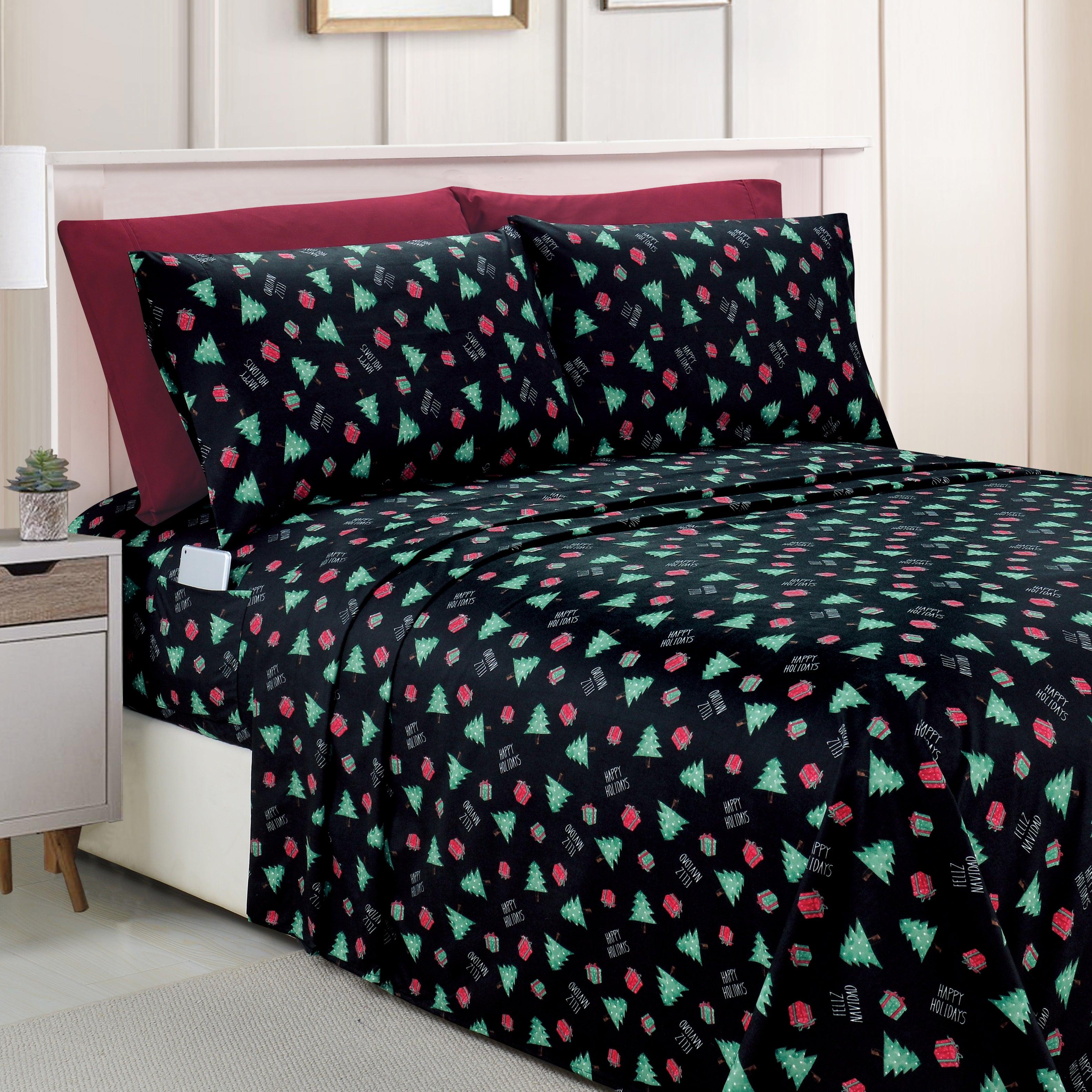 6-Piece Christmas & Holiday Sheet Set - Soft as a Hotel Premium Quality