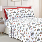 6-Piece Christmas & Holiday Sheet Set - Soft as a Hotel Premium Quality