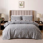 4-Piece Holiday Cotton Flannel Sheet Set - 100% Turkish Cotton
