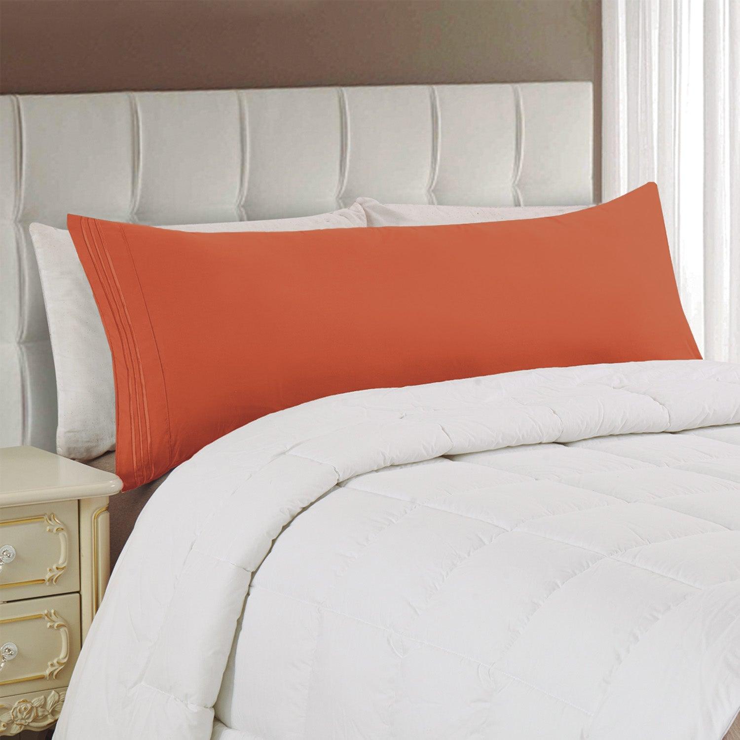 Body Pillowcase - 1 Piece - 3 Line Embroidery