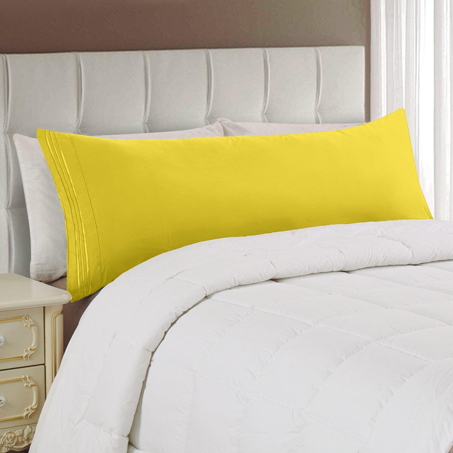 Body Pillowcase - 1 Piece - 3 Line Embroidery