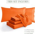 Extra deep Pocket 3 Line Embroidery, 6-Piece Sheet Set