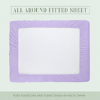 Extra deep Pocket 3 Line Embroidery, 6-Piece Sheet Set