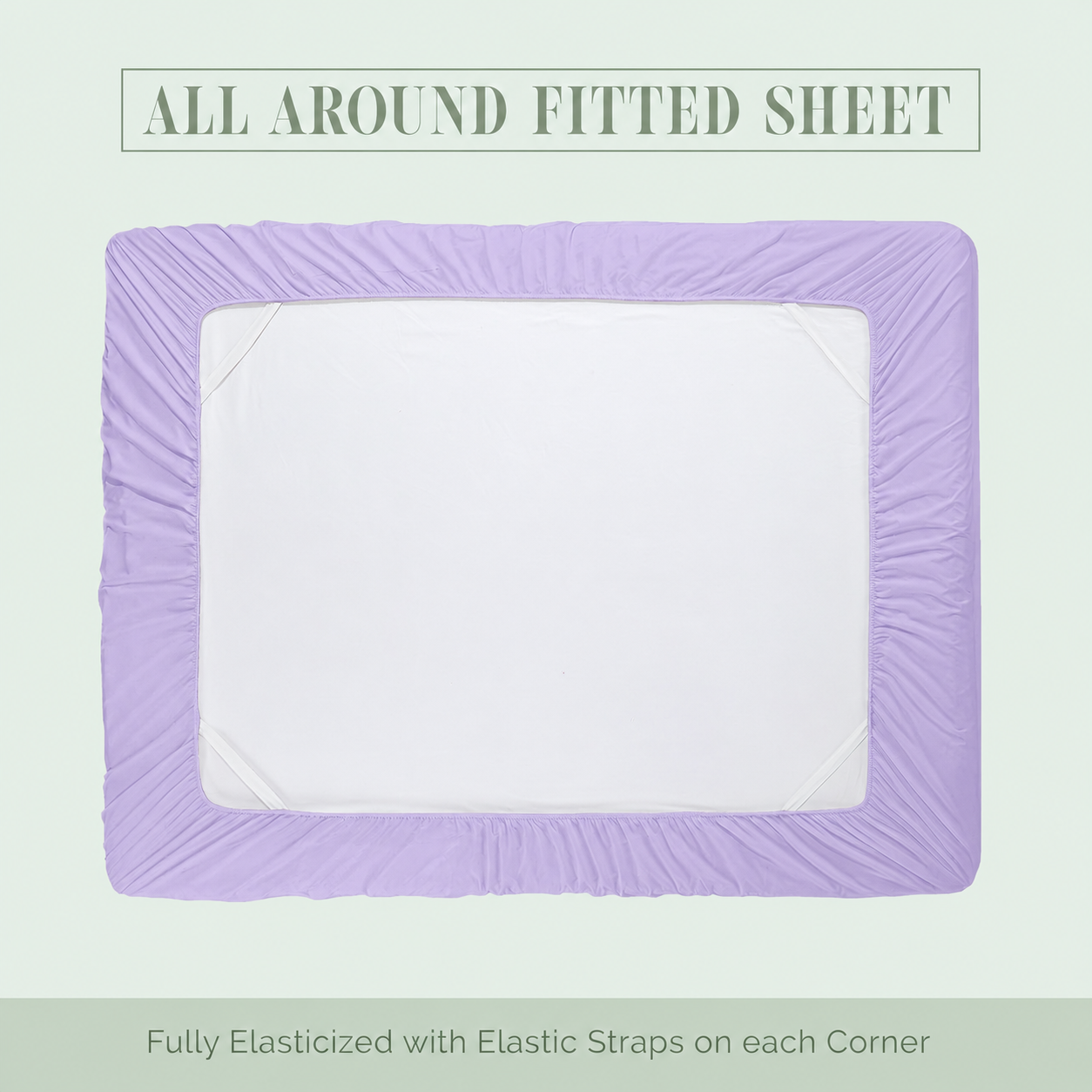 Extra deep Pocket 3 Line Embroidery, 6-Piece Sheet Set