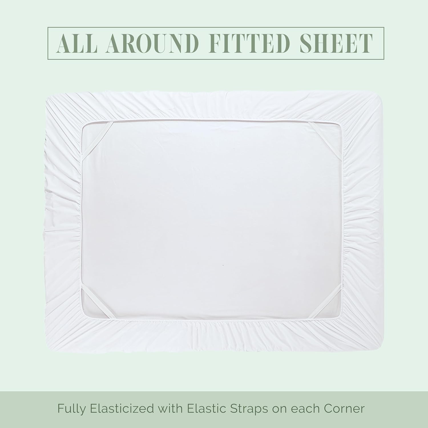 Extra deep Pocket 3 Line Embroidery, 6-Piece Sheet Set