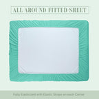 Extra deep Pocket 3 Line Embroidery, 6-Piece Sheet Set