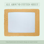 Extra deep Pocket 3 Line Embroidery, 6-Piece Sheet Set