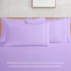 Extra deep Pocket 3 Line Embroidery, 6-Piece Sheet Set