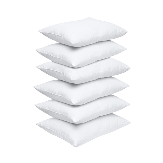 Elegant Comfort Pillow Inserts - Poly-Cotton Shell Siliconized Fiber Filling