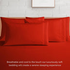 Extra deep Pocket 3 Line Embroidery, 6-Piece Sheet Set