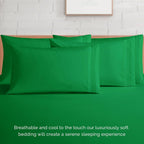 Extra deep Pocket 3 Line Embroidery, 6-Piece Sheet Set