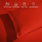 Extra deep Pocket 3 Line Embroidery, 6-Piece Sheet Set