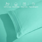 Extra deep Pocket 3 Line Embroidery, 6-Piece Sheet Set