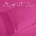 Extra deep Pocket 3 Line Embroidery, 6-Piece Sheet Set