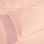 Extra deep Pocket 3 Line Embroidery, 6-Piece Sheet Set