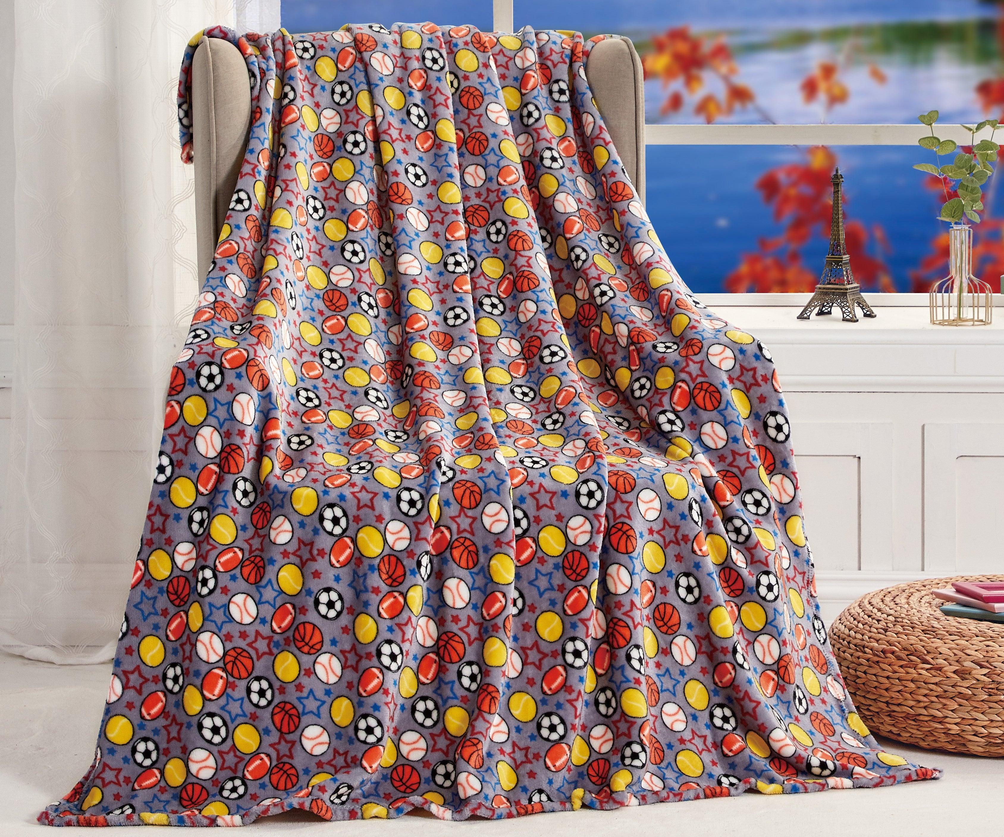 Ultra Soft Lightweight Printed Throw Blanket - 50 x 60 inches