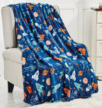 Ultra Soft Lightweight Printed Throw Blanket - 50 x 60 inches